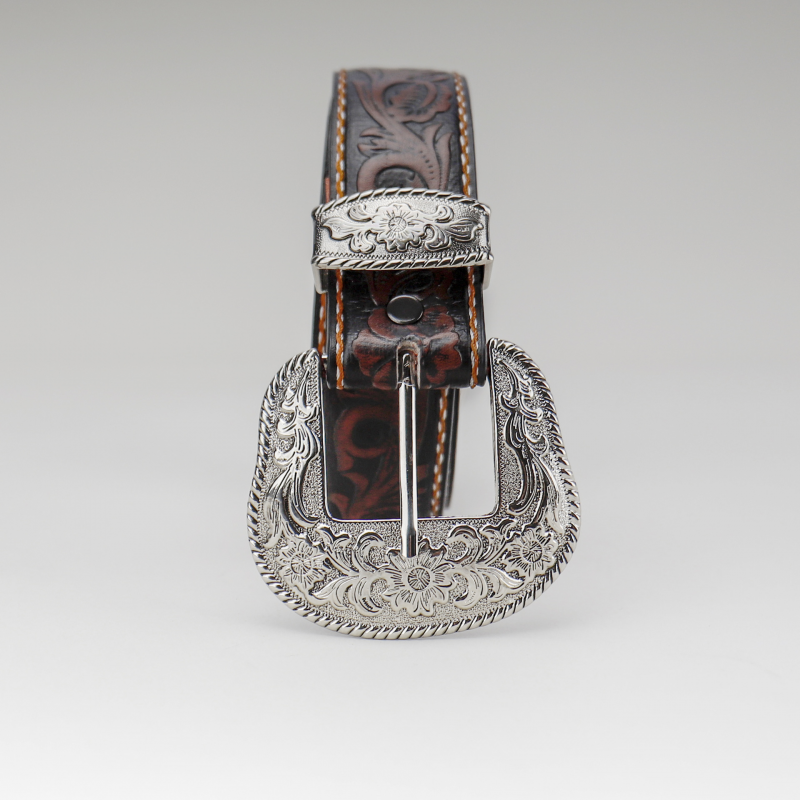 Retro Three-Dimensional Pattern Belt