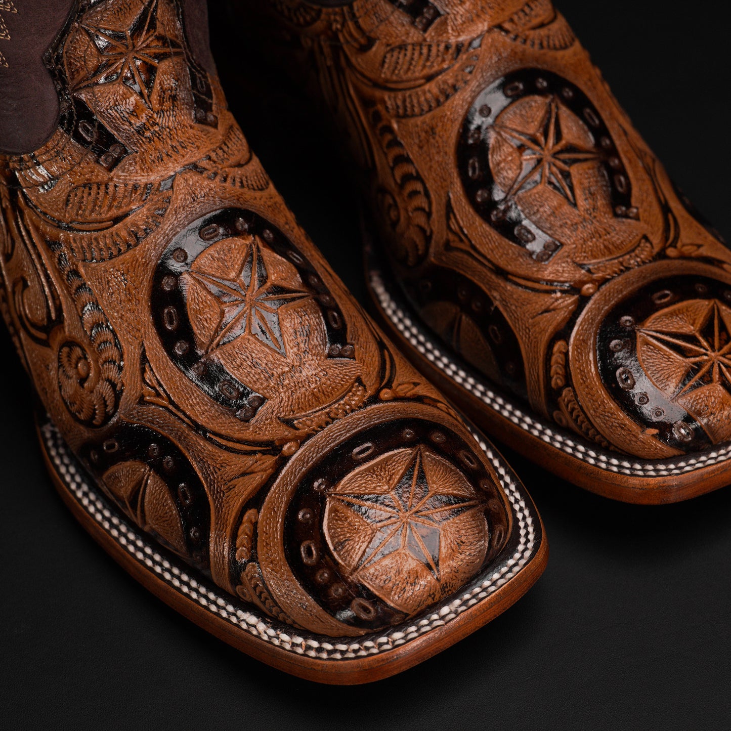 NEW Hand Tooled Boots – Square Toe