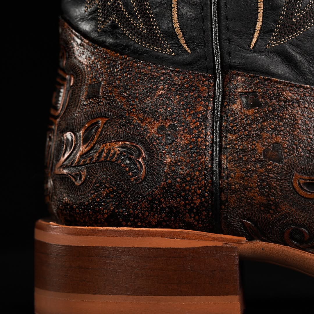 Classic Cowhide Cowboy Boots