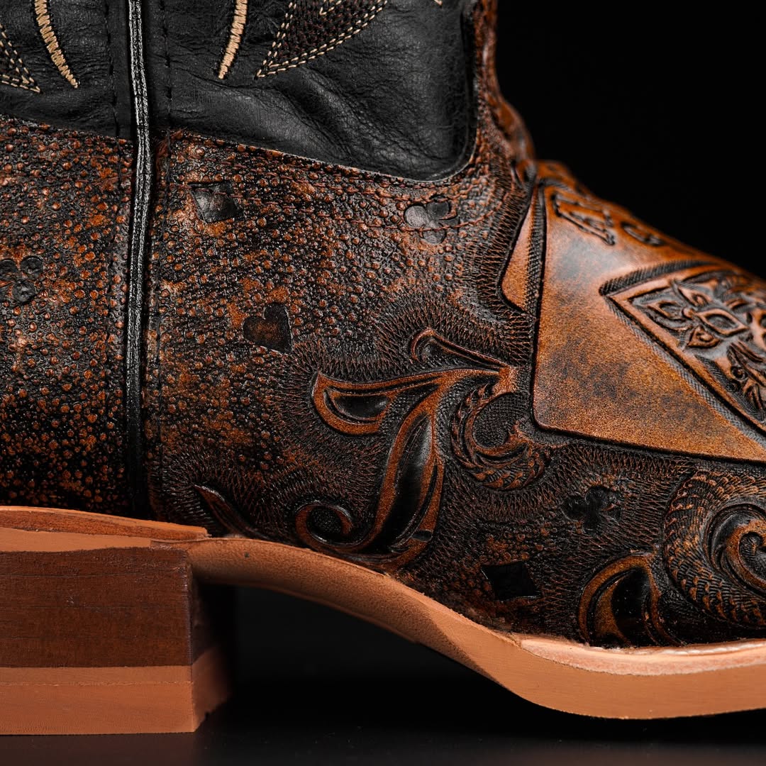 Classic Cowhide Cowboy Boots