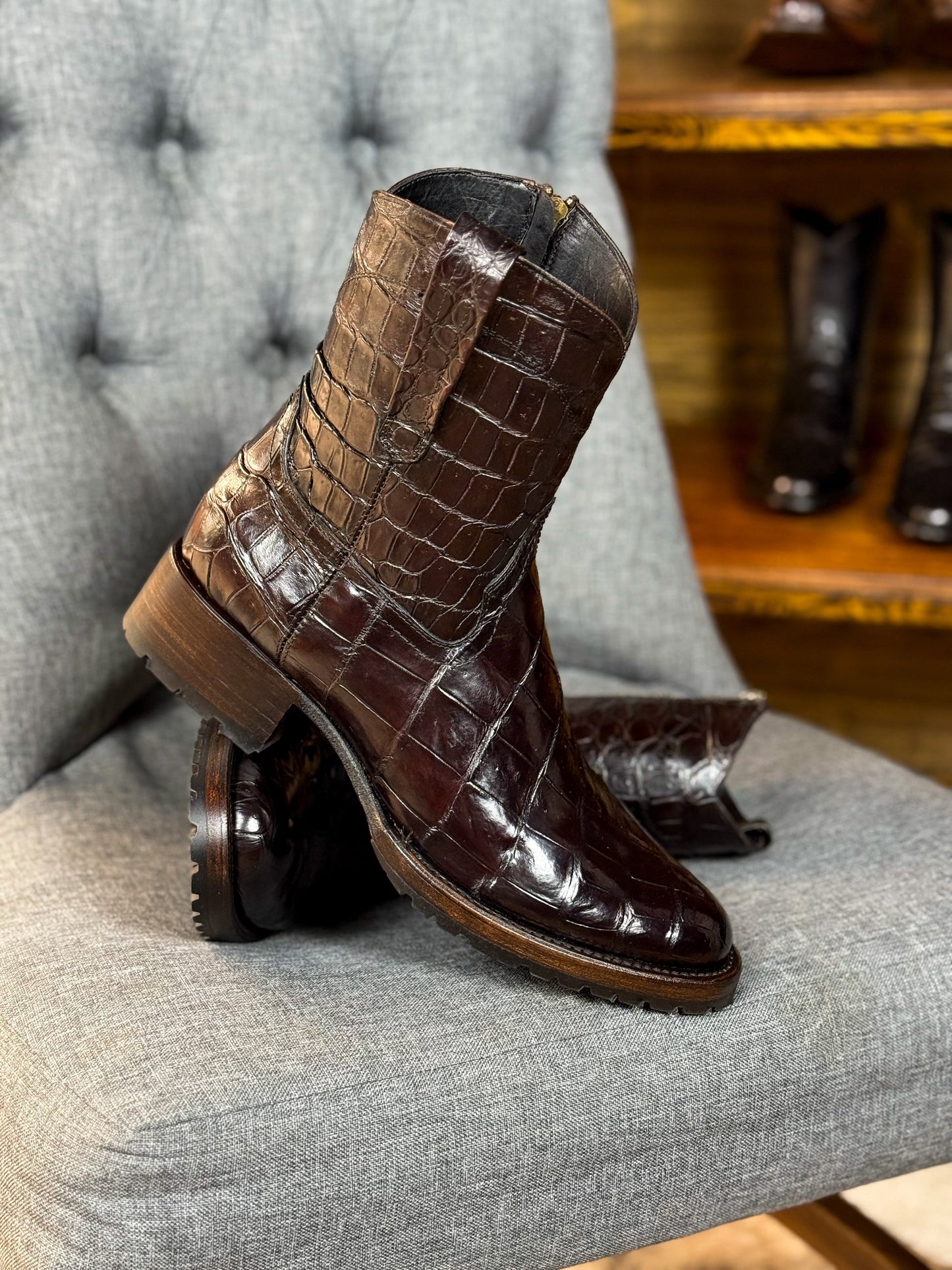 Exclusive Classic Crocodile Boots