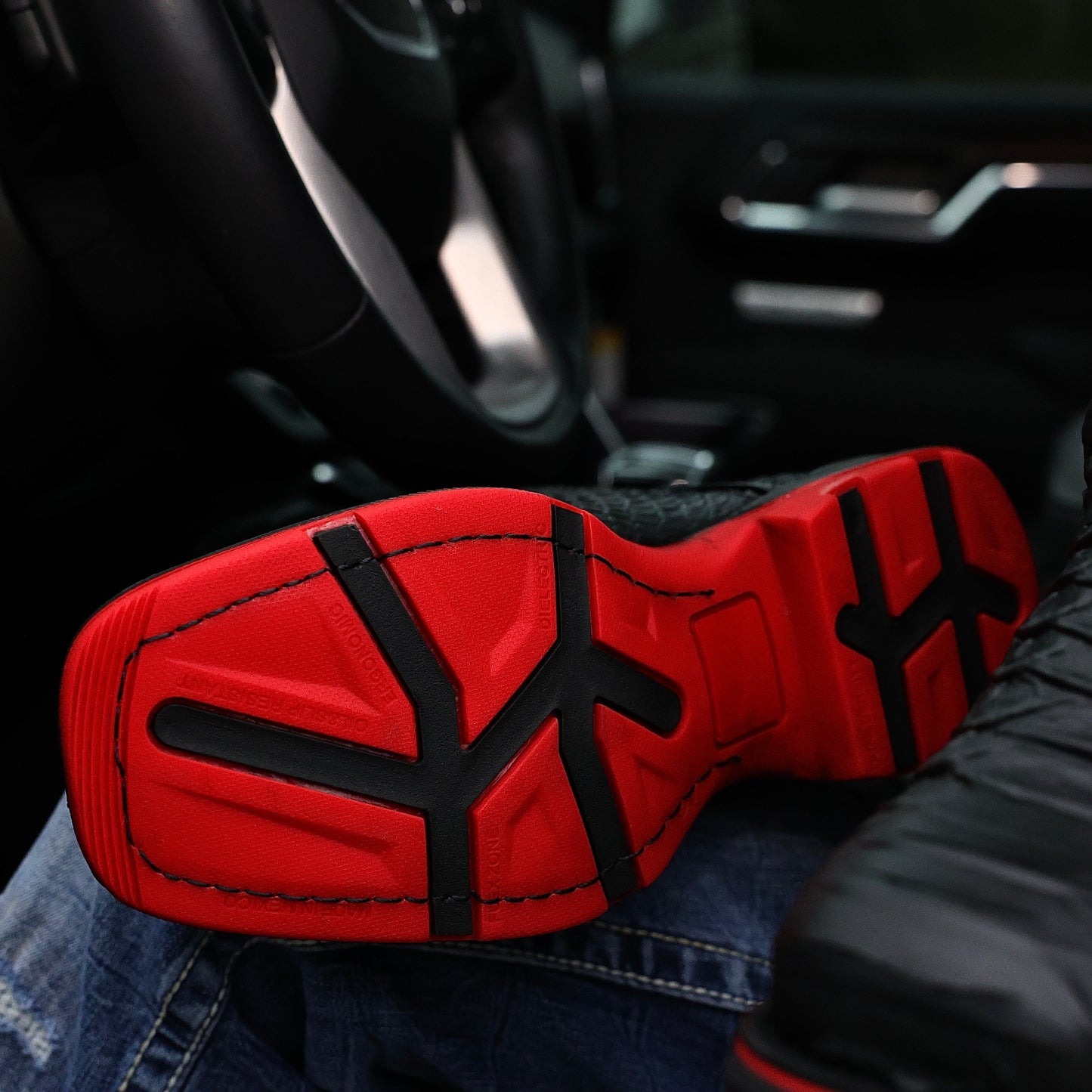 NEW Matte Black Anaconda Leather Boots - 3D Sole Composite Toe