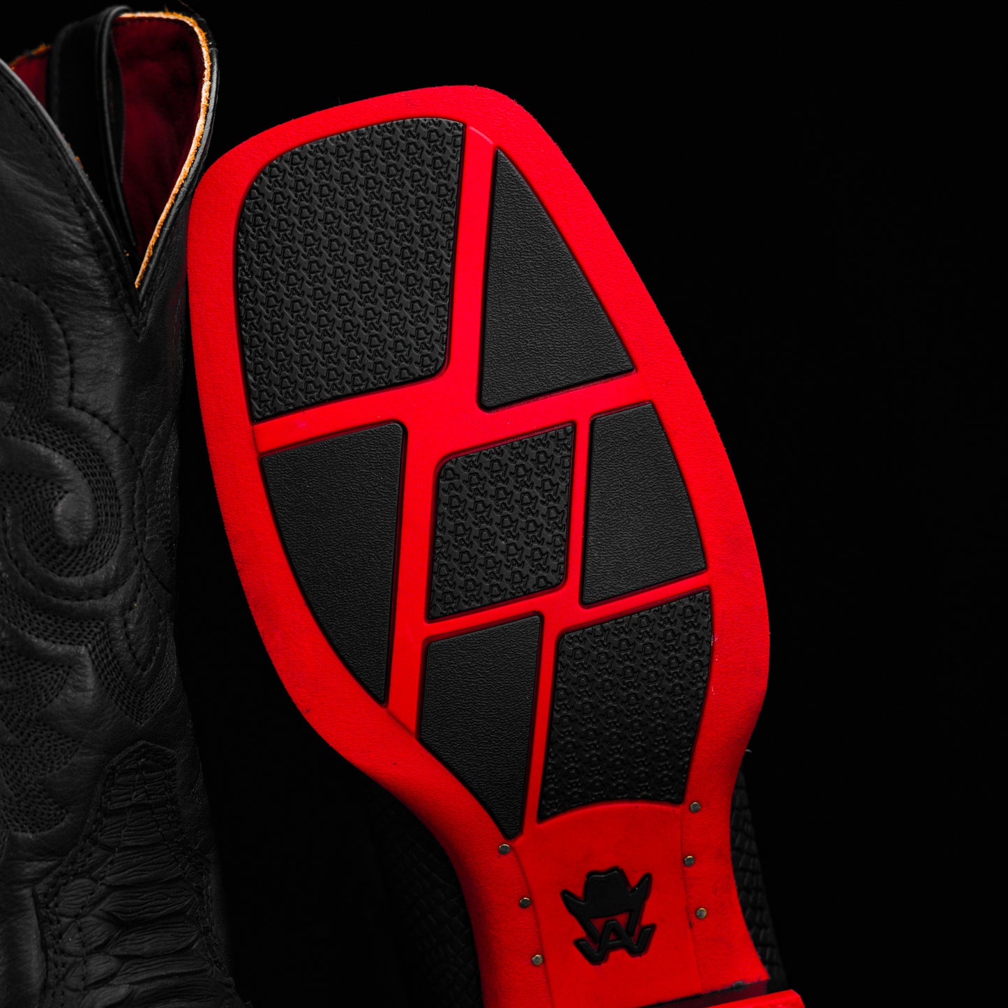 Matte Black Python Boots – Square Toe