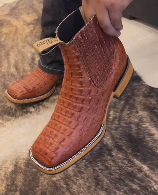 Handmade Alligator Leather Cowboy Boots