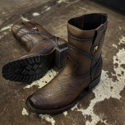 Western Rebel Boots-Brown(A small amount of fluorescent surface)