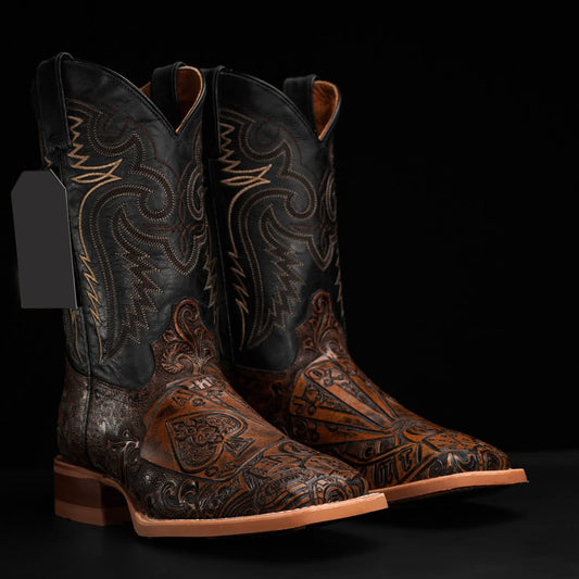 Classic Cowhide Cowboy Boots