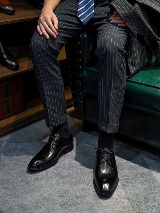 Men's Black Derby Shoes