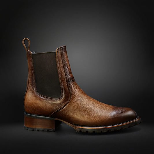 Deerskin Cowboy Boots