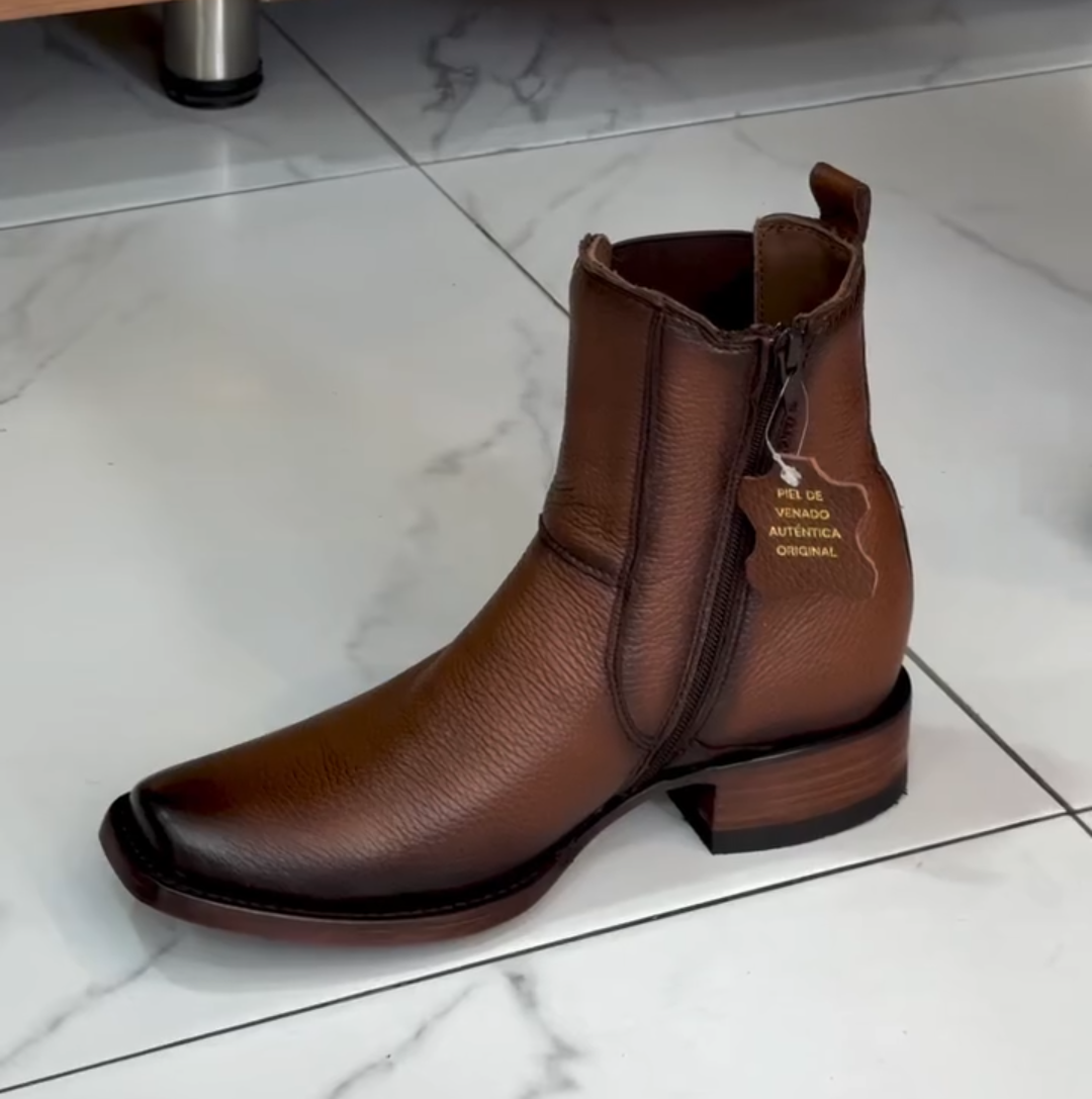 Casual Trendy Leather Cowboy Boots