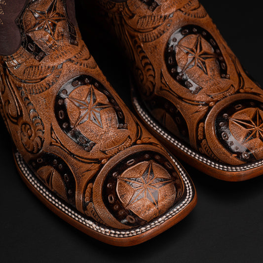 NEW Hand Tooled Boots – Square Toe