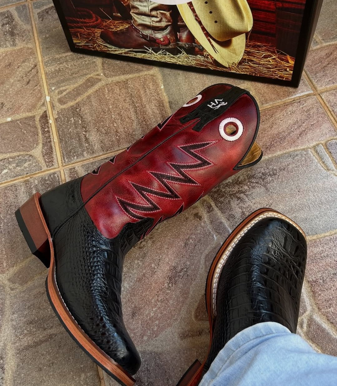 Men's Texan Country Embroidery Boot