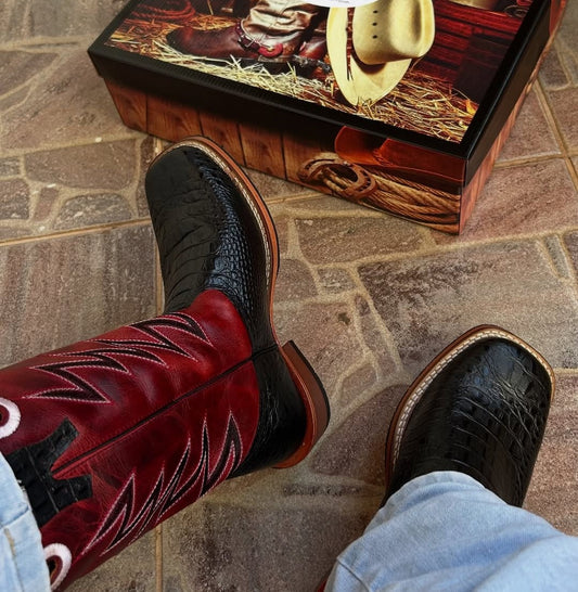 Men's Texan Country Embroidery Boot