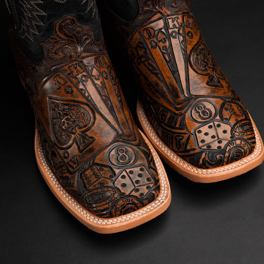 Classic Cowhide Cowboy Boots
