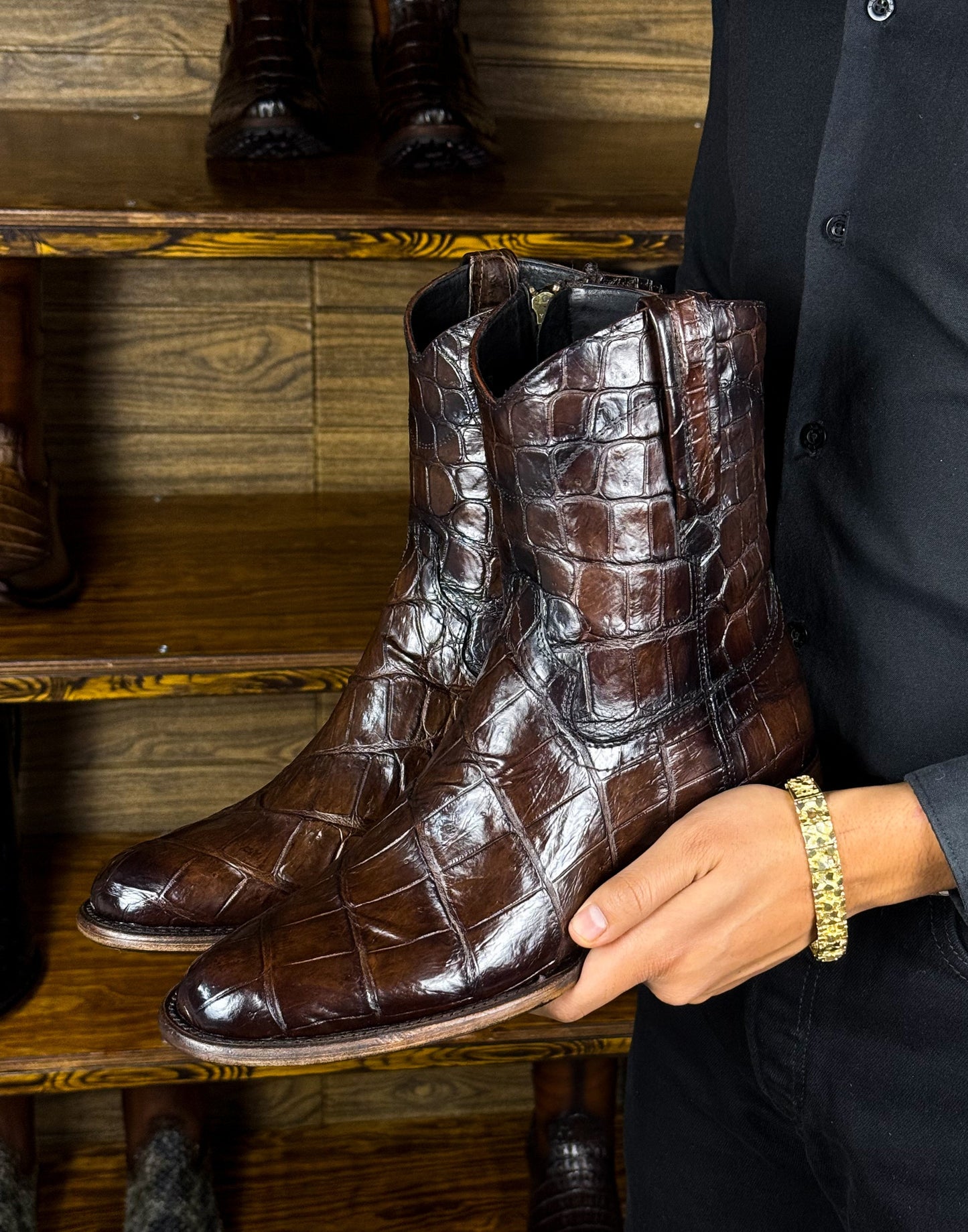Exclusive Classic Crocodile Boots