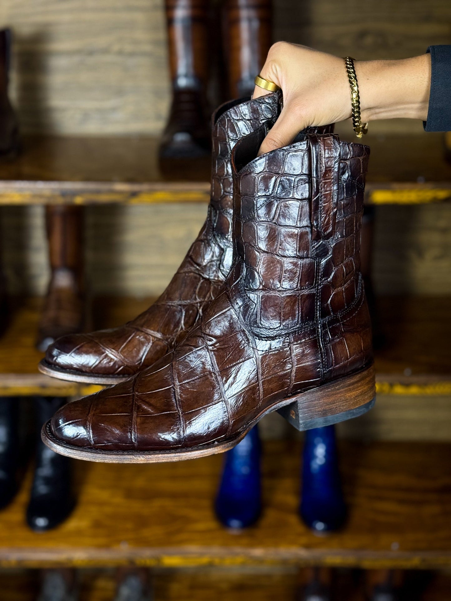 Exclusive Classic Crocodile Boots