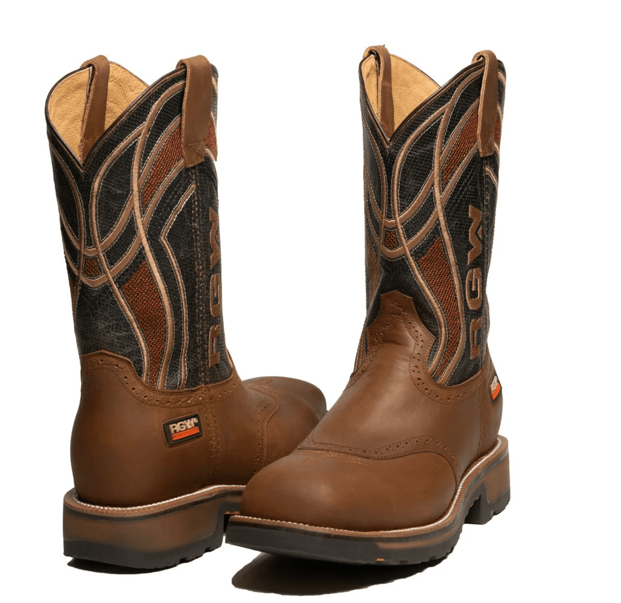 Elegance Classic Leather Cowboy Boots