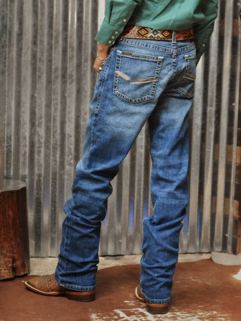 Attrendy Vintage Classic Straight Jeans – Dark Wash