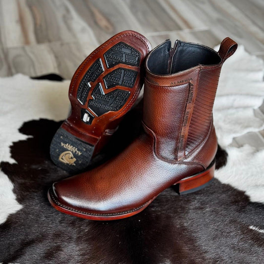 Honey-Toned Elegance Cowboy Boots